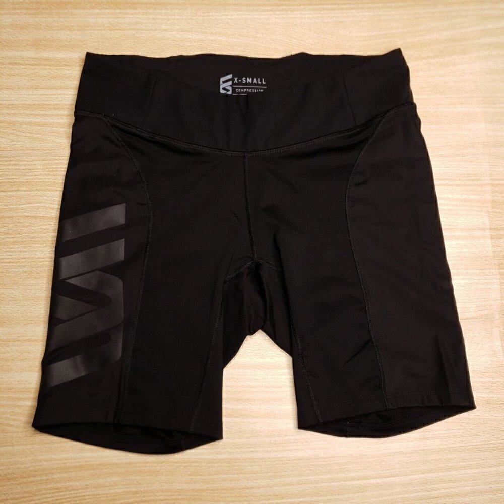 Unbranded Womens Black Compression Bike Shorts XS